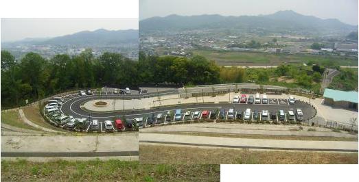 つばきの丘運動公園駐車場