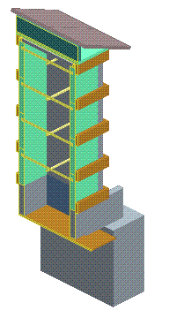 重箱式巣箱全体図