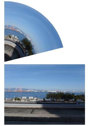 扇型の画像