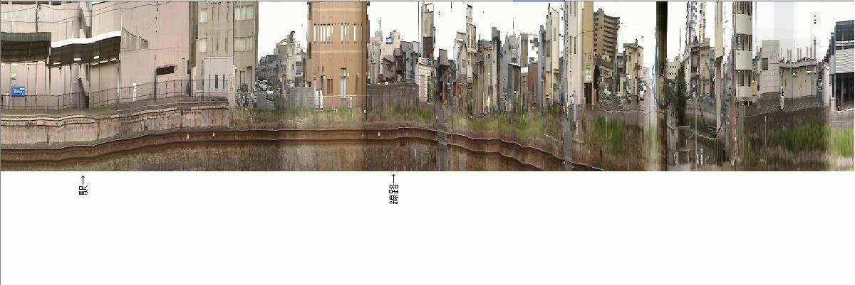 スリットカメラにて撮影
