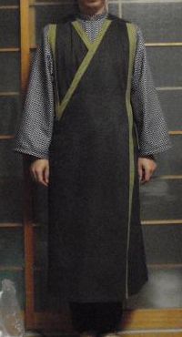 完成した羽織風コート