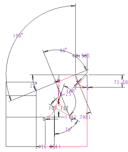 文化式原型型紙製図前身頃
