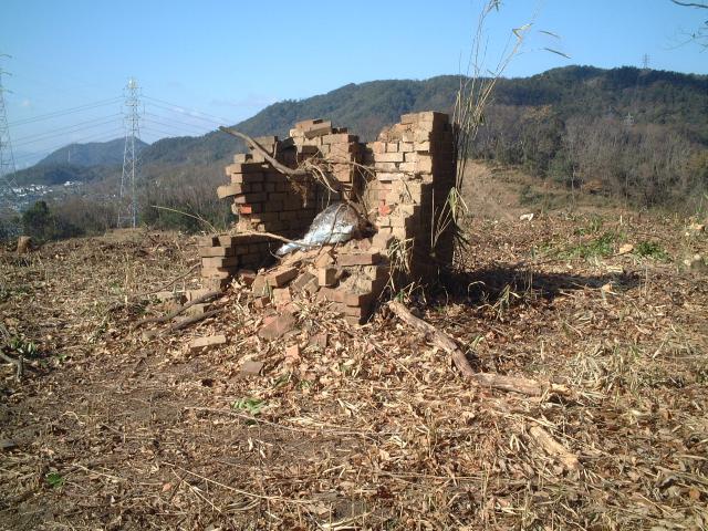 山頂の火葬場