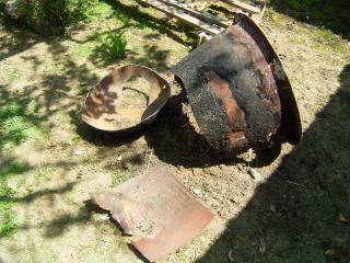 五右衛門風呂の廃釜