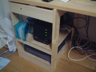 パソコン収納棚