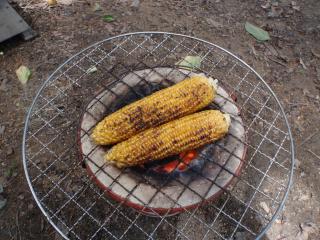 焼きとうもろこし