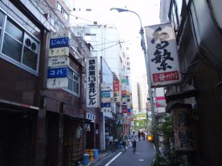 銀座の裏通り