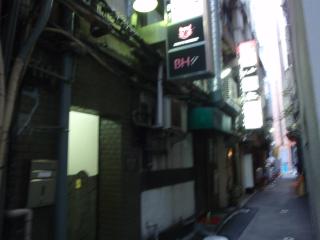 銀座の裏通り
