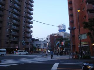 日暮里の夕暮れ