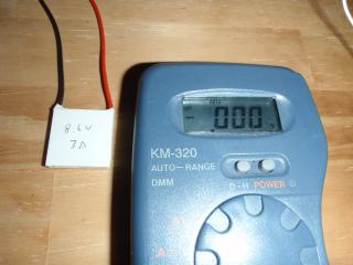 ペルチェ素子による発電
