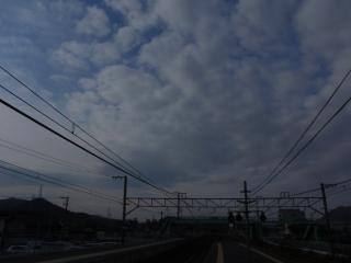 朝の里庄駅