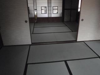 畳替えした座敷