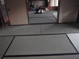 畳替えした座敷