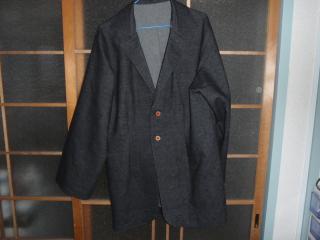完成した自作メンズジャケット