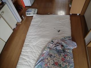 布団の分解
