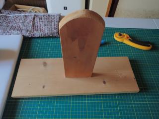 帽子用アイロンあて治具