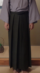 完成した袴正面