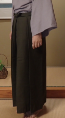 完成した袴横