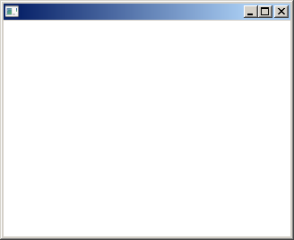単純なウインドウ表示
