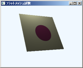 フラットなJavaFX TriangleMesh