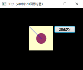 JavaFX3Dシーンにコントロール配置