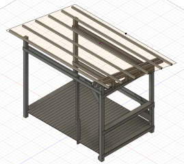 ガーデンハウスの3Dモデル