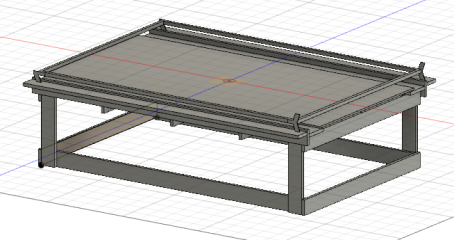 レーザーカッターの操作台