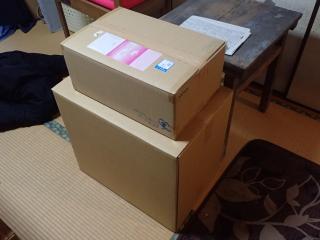 梱包した電子部品