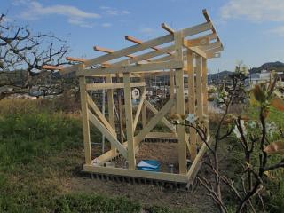 小屋の屋根構造