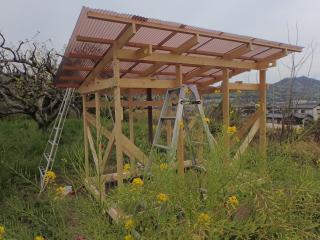 小屋の屋根作り方
