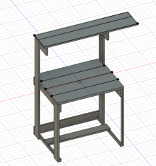ミシンテーブルの3Dモデル