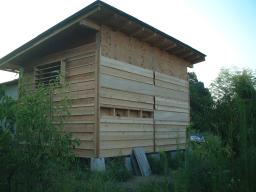 ツーバイフォー工法自作小屋の完成4
