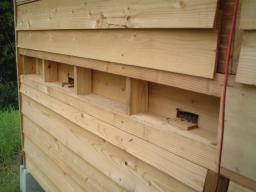 ツーバイフォー工法自作小屋の完成9