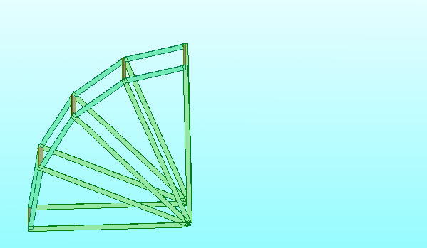 屋根から作り始めて最後に基礎を作る建物