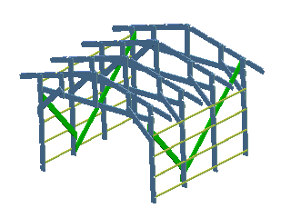小屋のカケヤ調整