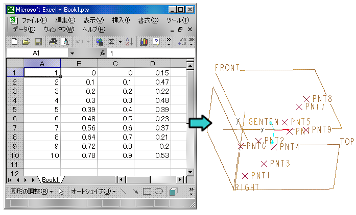 Excel�f�[�^�̃C���|�[�g