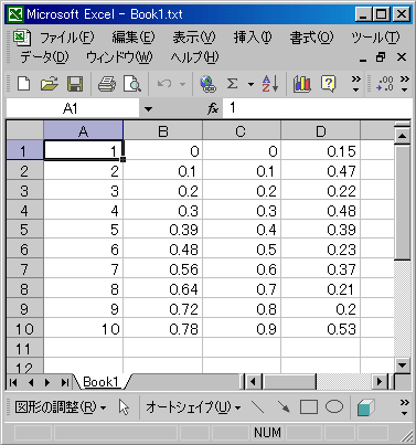 Pro/E�փC���|�[�g����G�N�Z���f�[�^